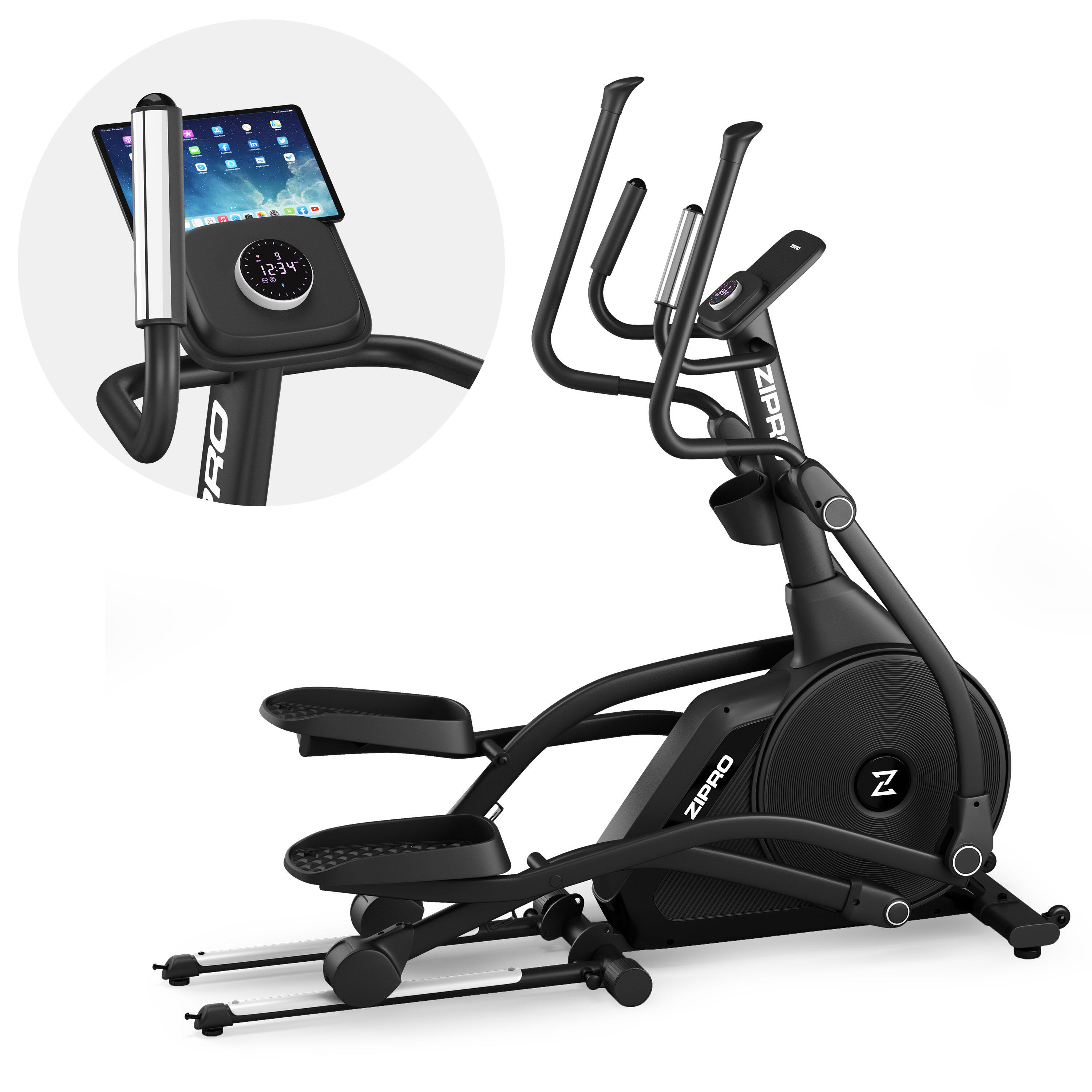 Trenażer eliptyczny Mission crosstrainer elektryczno-magnetyczny 2/8