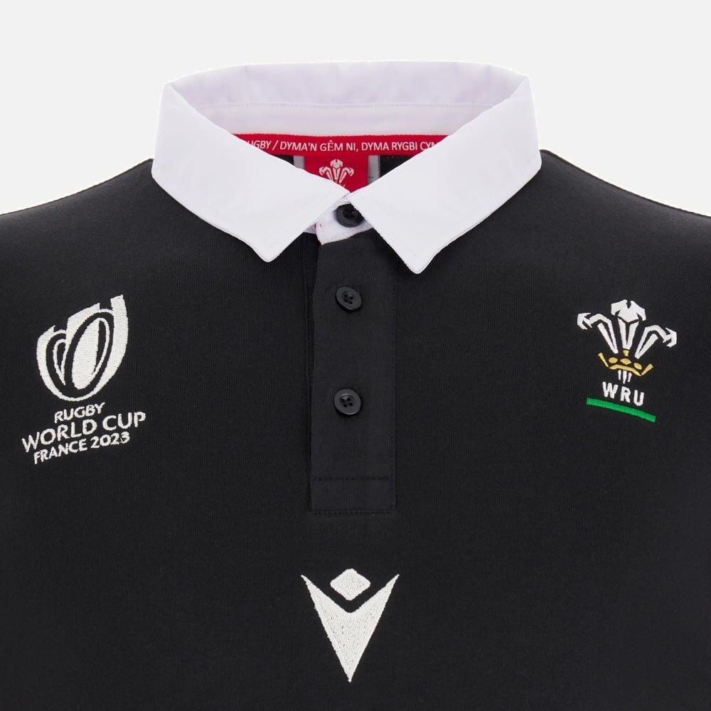 WRU RWC 2023 Long Sleeve Cotton Kids Rugby Shirt 3/3