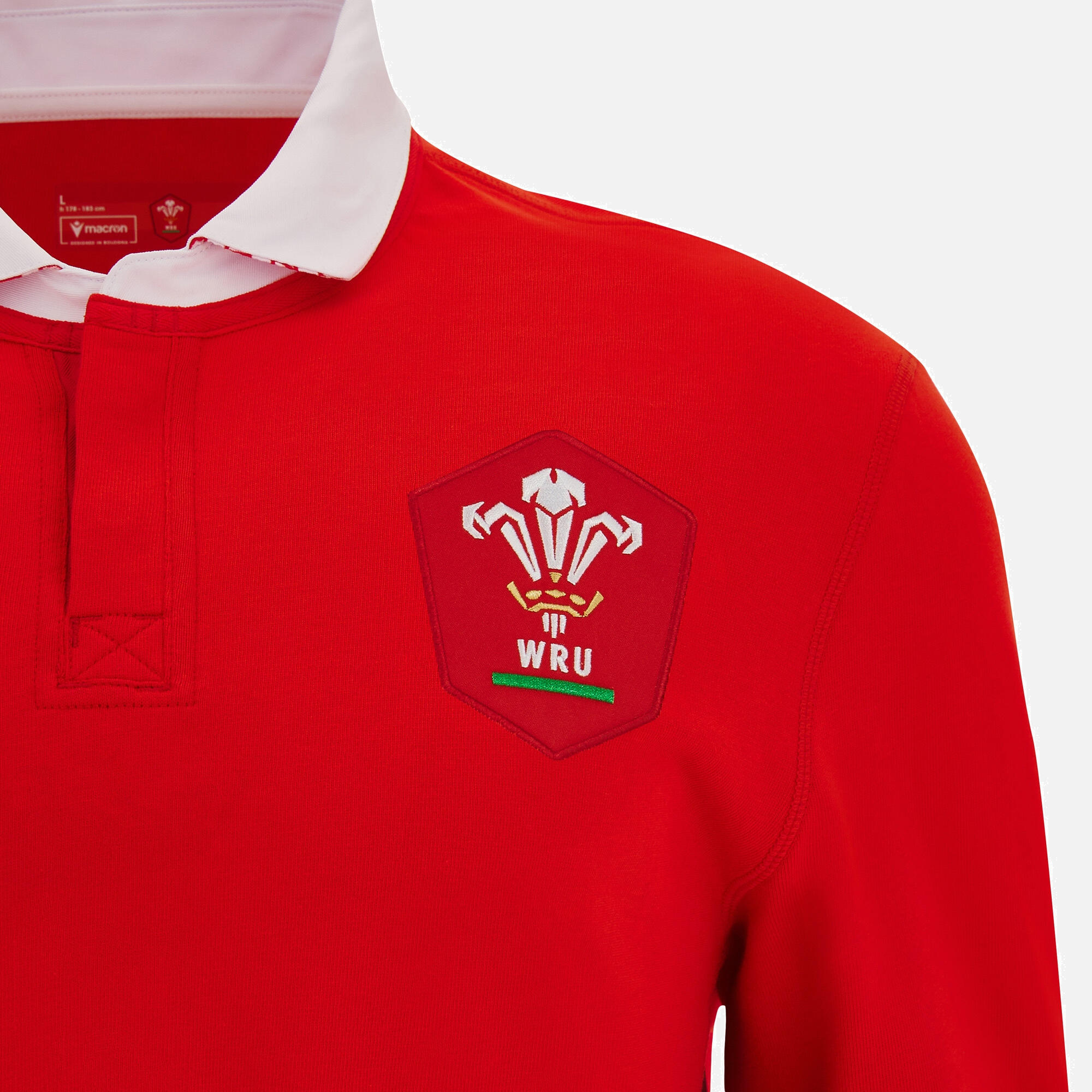 Maillot De Rugby Pays De Galles (Wales) 6 Nations 2023 – Macron – Taille XL – Très Bon état