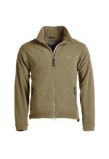 Fleecejacke mit Windstop Futter Unisex rot BMS