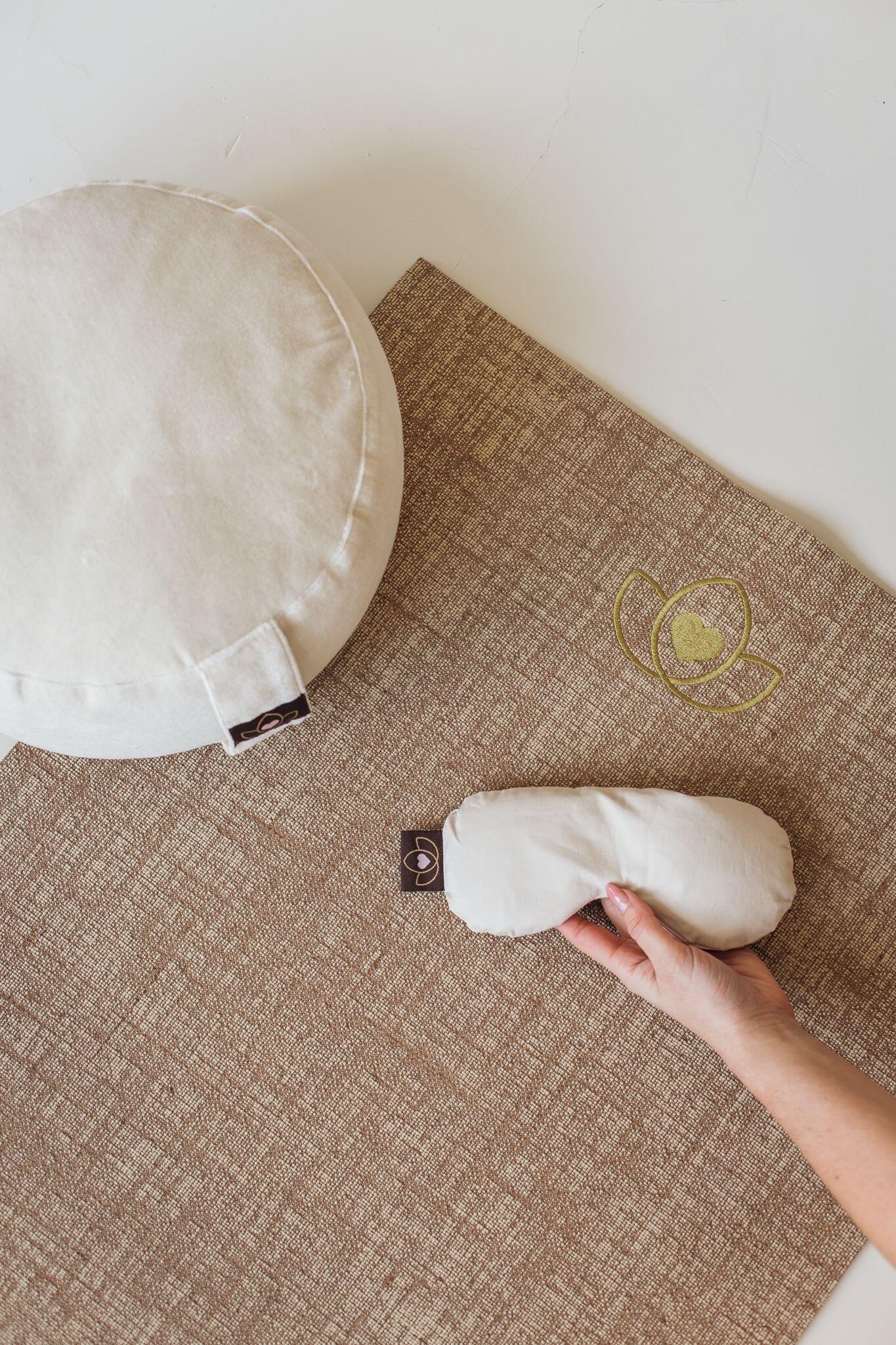 Lotus Yogamat jute sand 2/5