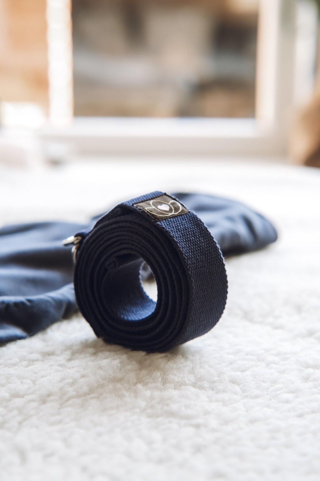 Lotus Yoga riem extra lang indigo 3/5