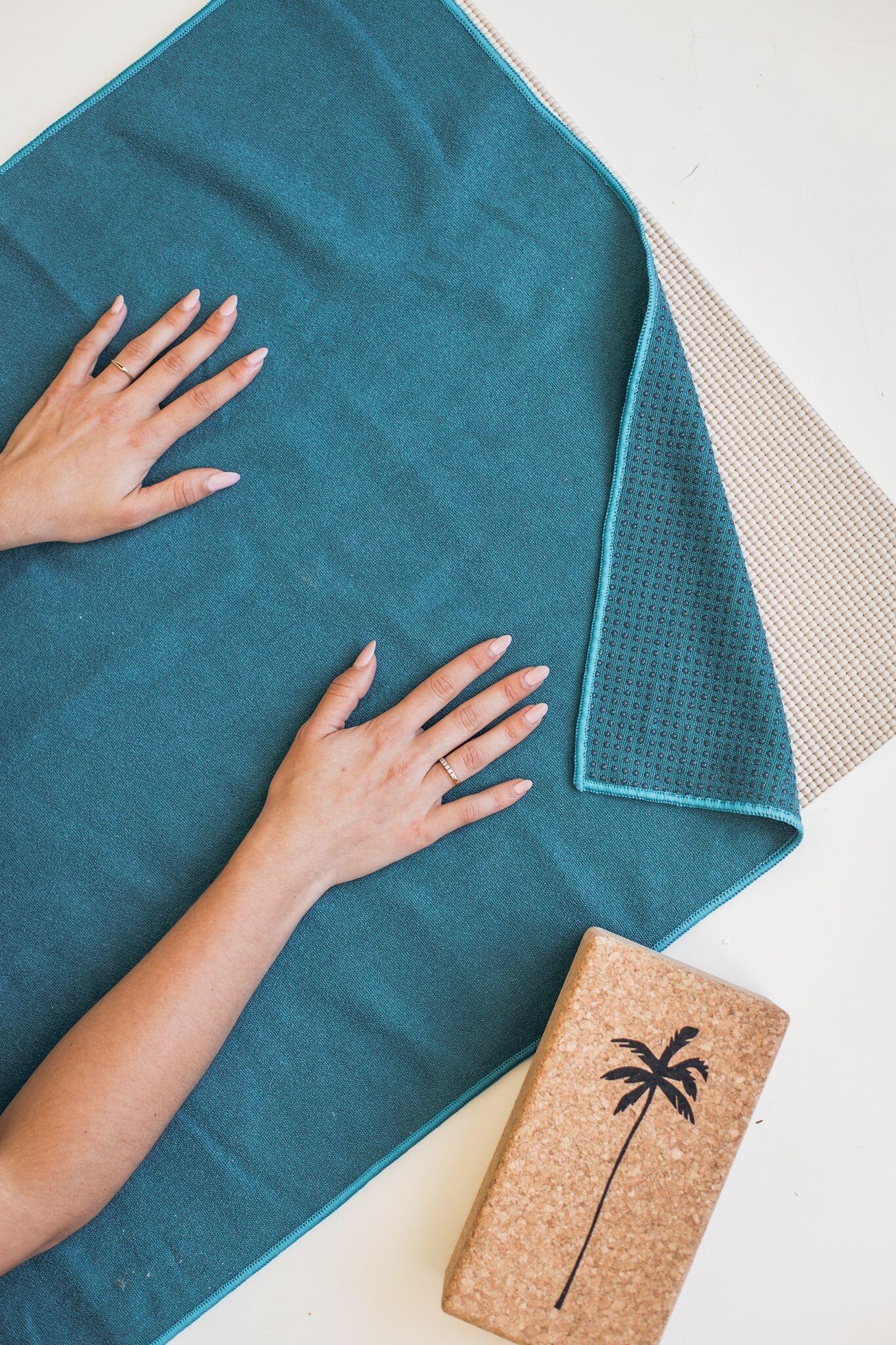 Lotus Yoga blok eco natuurkurk beach 4/5