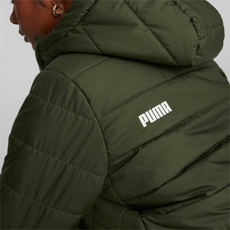 Geaca femei Puma Ess Padded, Verde