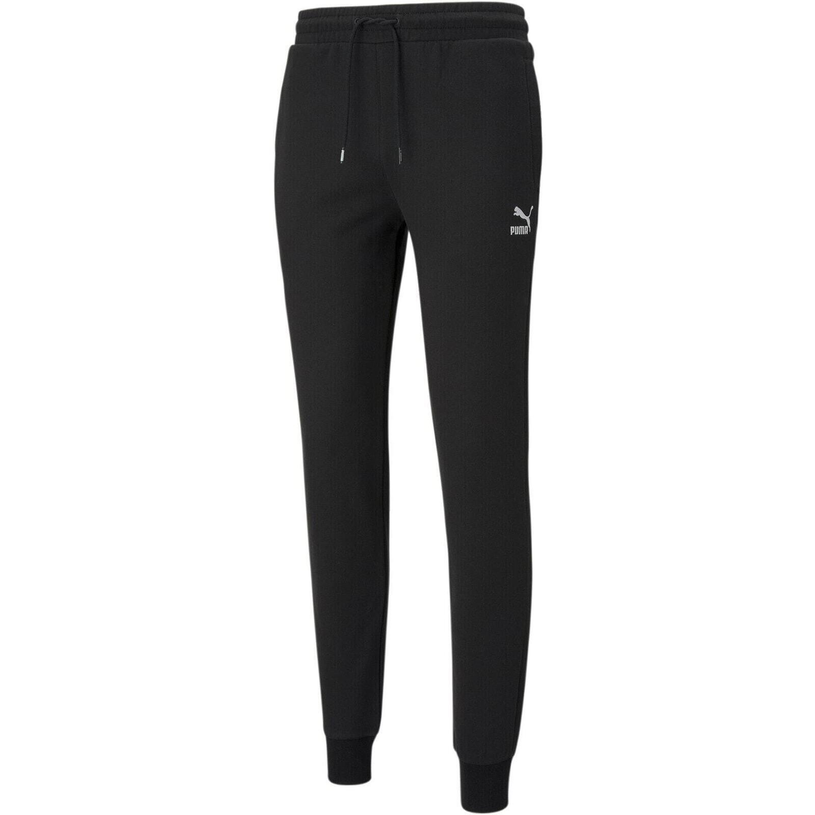Pantalon Puma Classics Cuffed, Noir, Hommes 4/5