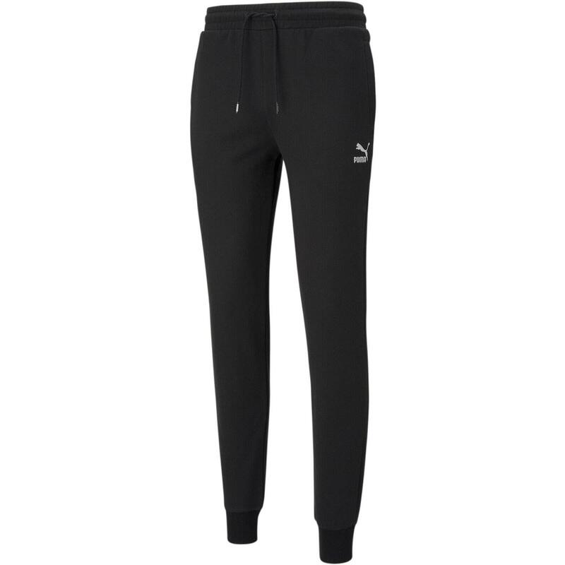 Pantaloni barbati Puma Classics Cuffed, Negru