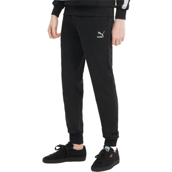Pantalones Puma Classics Cuffed, Negro, Hombre