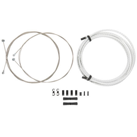 Kit de cabos de travão Jagwire Universal Sport -Braided White 2/3