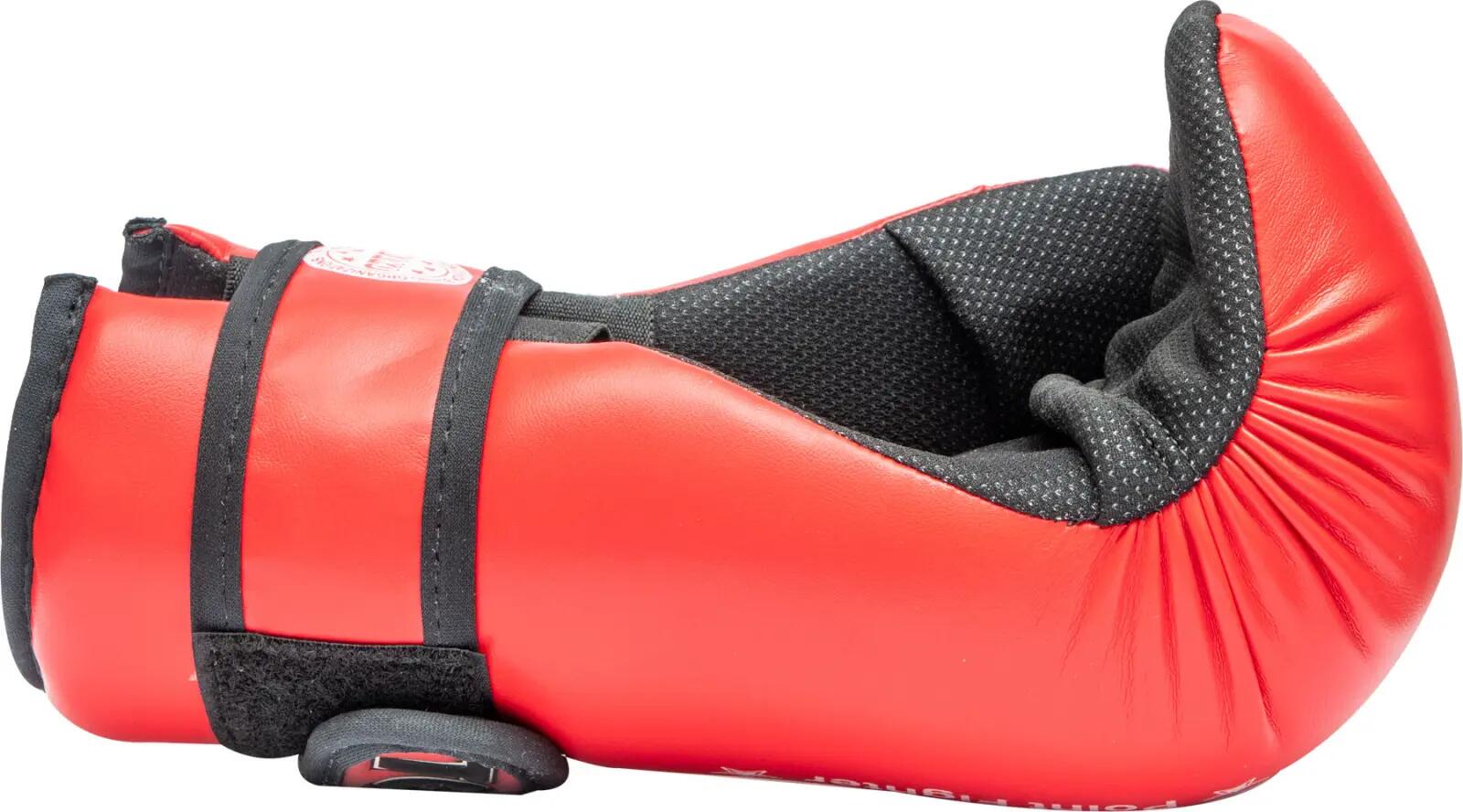 Manusi de kick-boxing, "Point Fighter", aprobate WAKO, Top Ten, Rosu, L 5/6