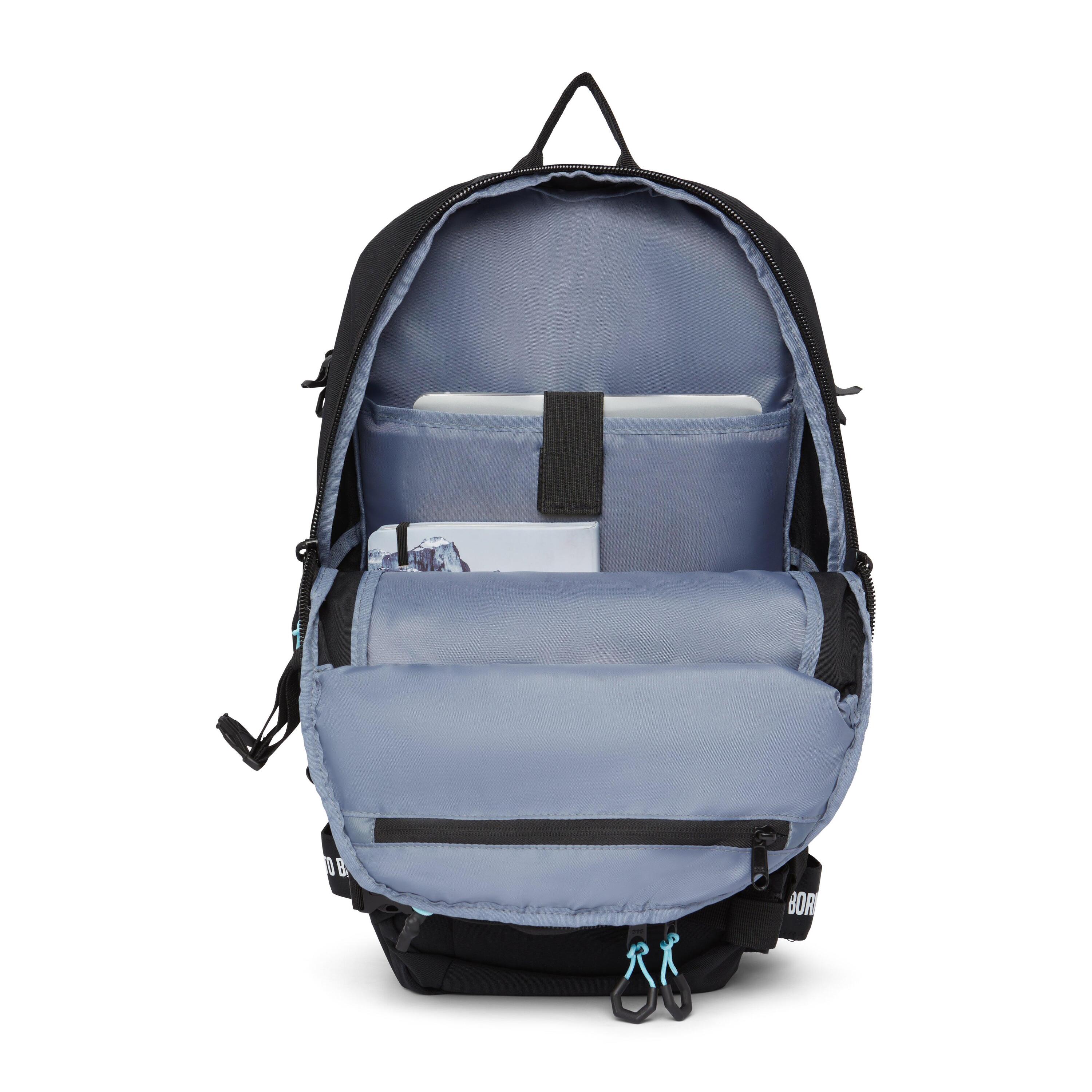 Unisex senderismo viaje mochila 30L resistente y acolchada Atlas Negro 5/7