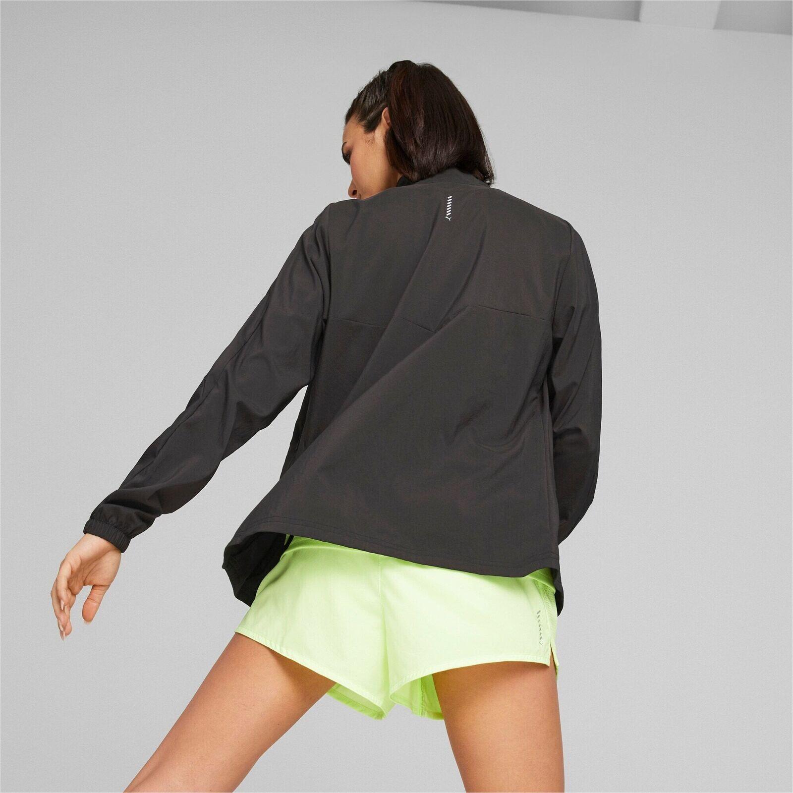 Veste Puma RUN FAVORITE WOVEN JACKET, Noir, Femmes 3/5
