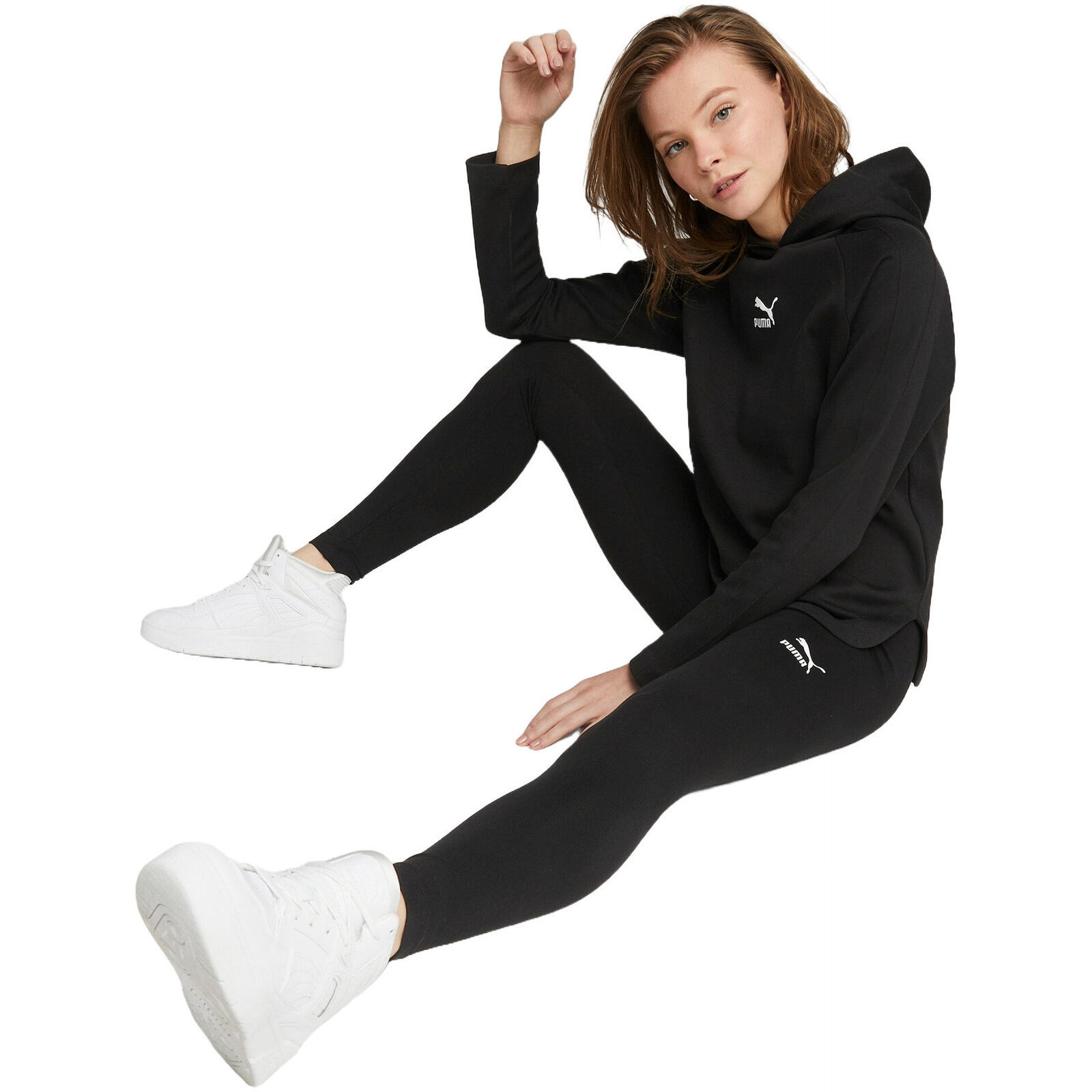 Pantaloni Puma Classics High Waist Leggings, Nero, Donne 1/5