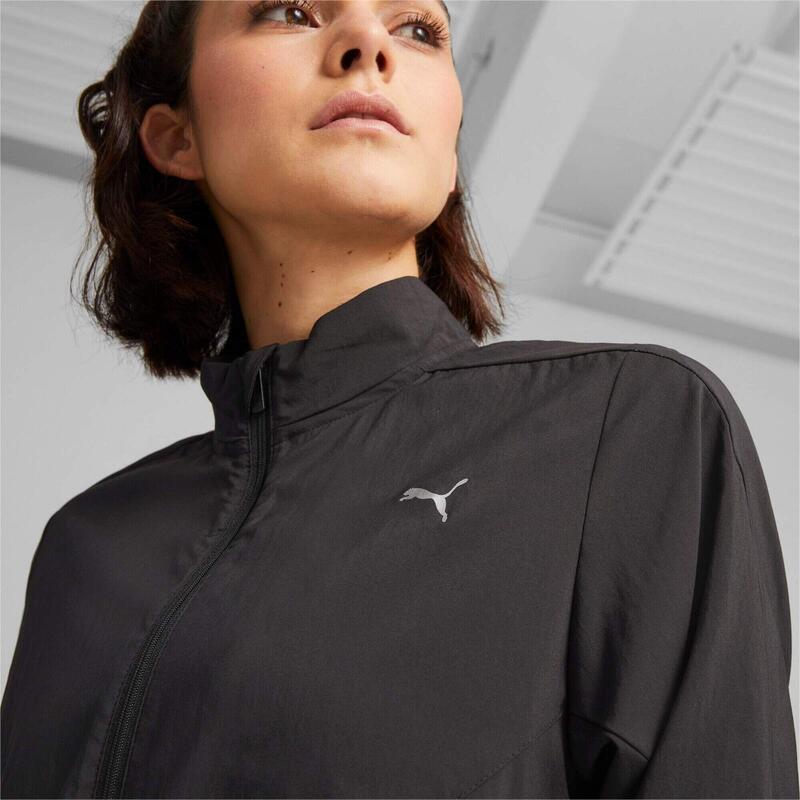 Veste Puma RUN FAVORITE WOVEN JACKET, Noir, Femmes