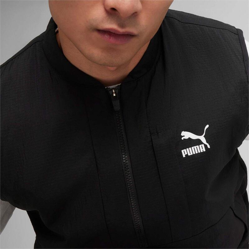 Mellény Puma Classics Vest, Fekete, Férfiak