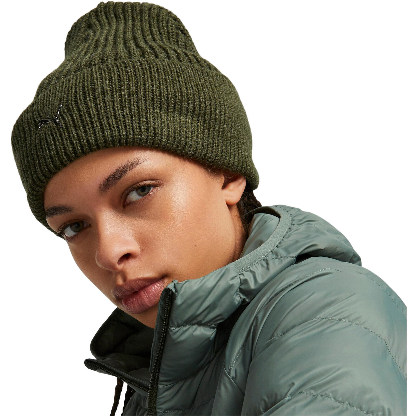 Czapka Beanie unisex Puma Metal Cat Beanie Myrtle