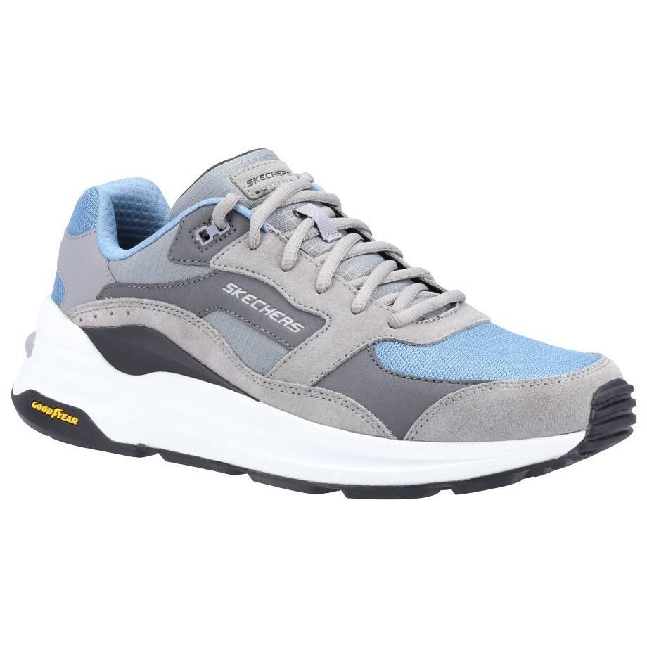 GLOBAL JOGGER Men's Sneakers (Grey / Blue)