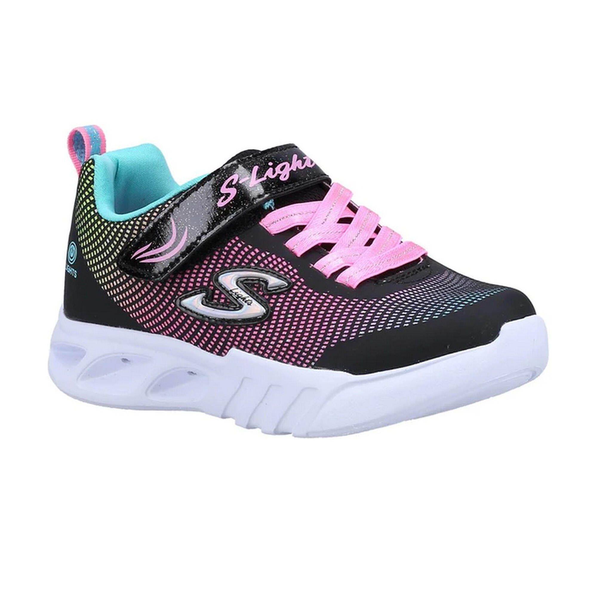 FLICKER FLASH Girl's sneakers (Black / Pink / Blue)