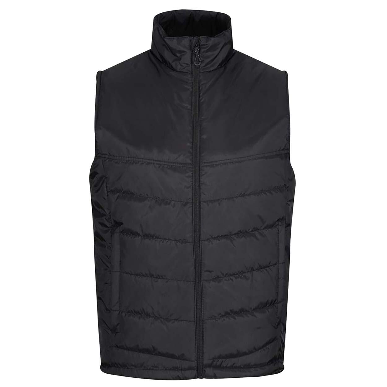 Men's STAGE sleeveless down jacket (Black)