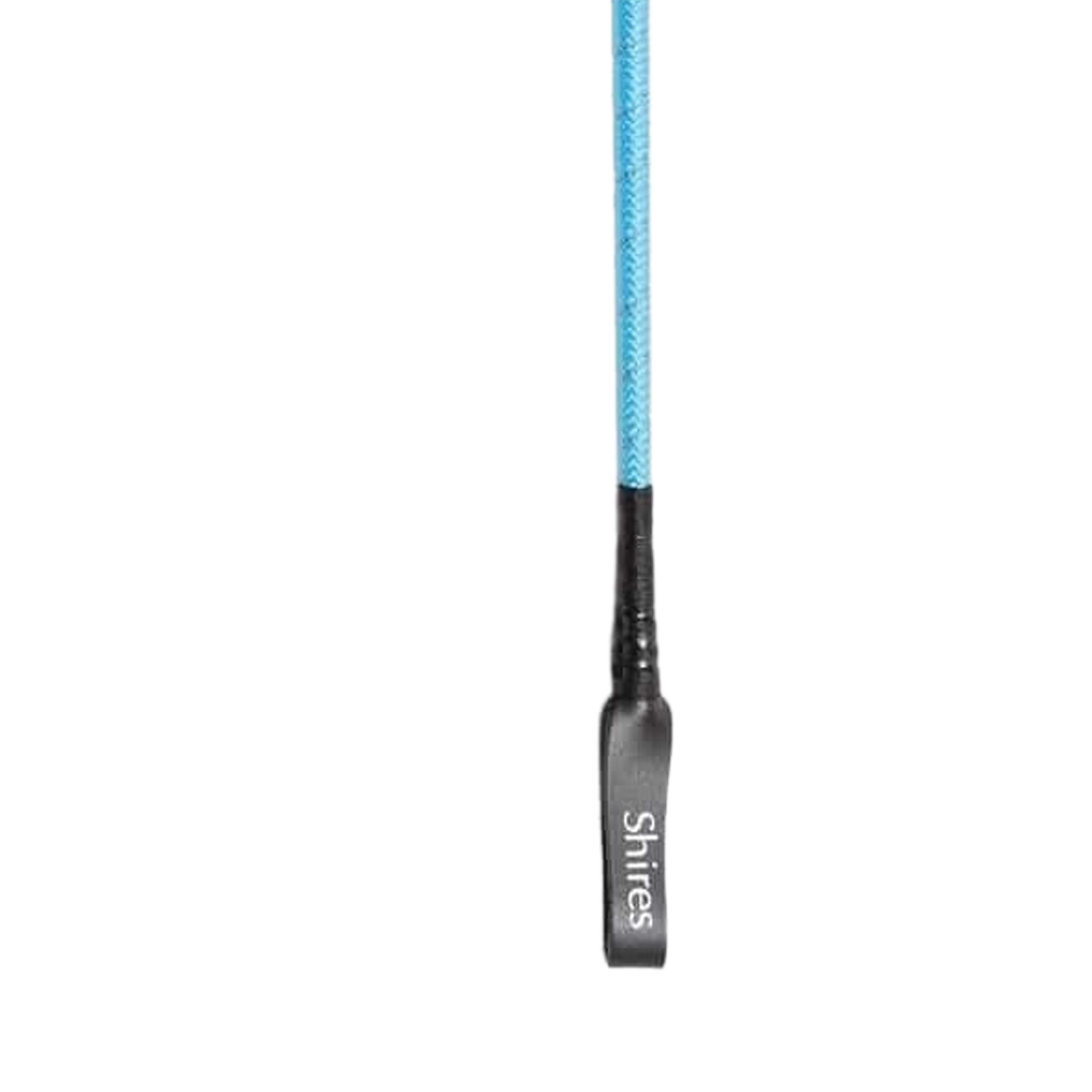 Filettato Pelle Frusta Da Equitazione Shires Blu Acceso 3/3