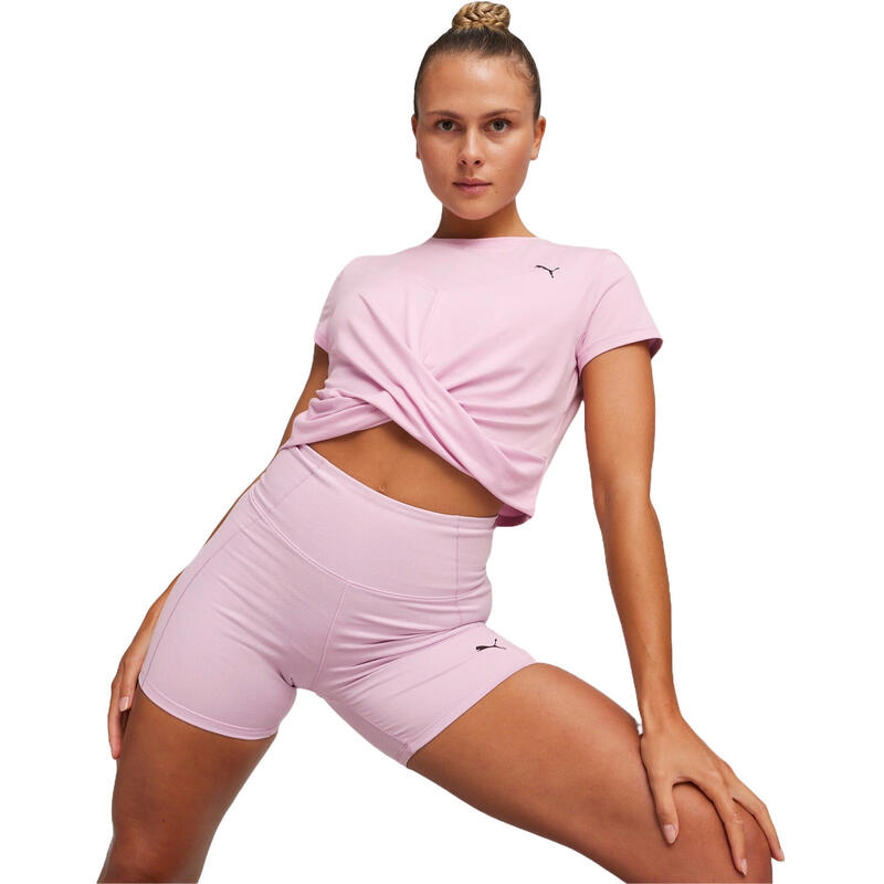 T-shirt Puma Studio Yogini Lite Twist, Paars, Dames