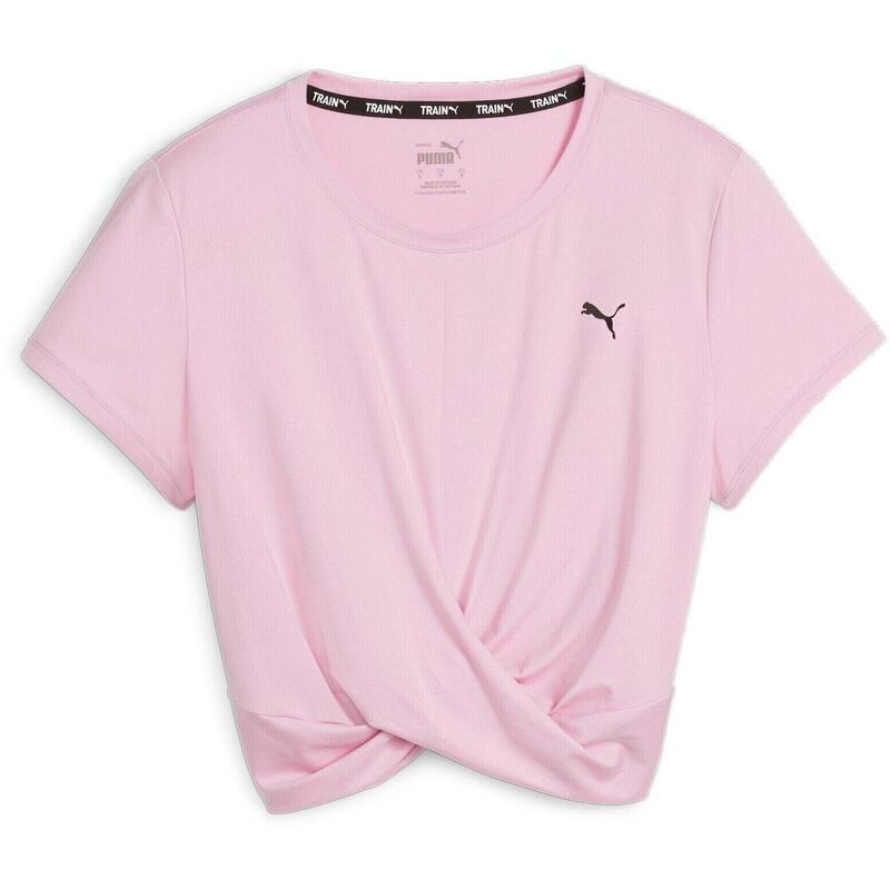 Camiseta Puma Studio Yogini Lite Twist, Púrpura, Mujer