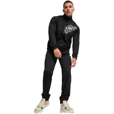 Trainingspak puma power tracksuit, zwart, mannen