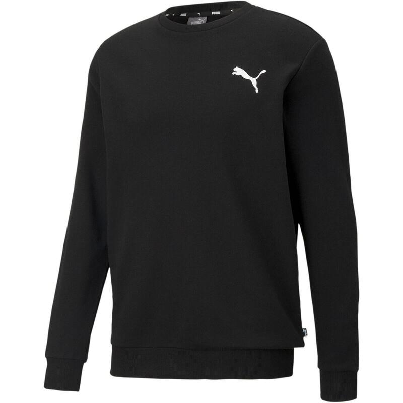 Blouse Puma Ess Logo Crew, Zwart, Mannen