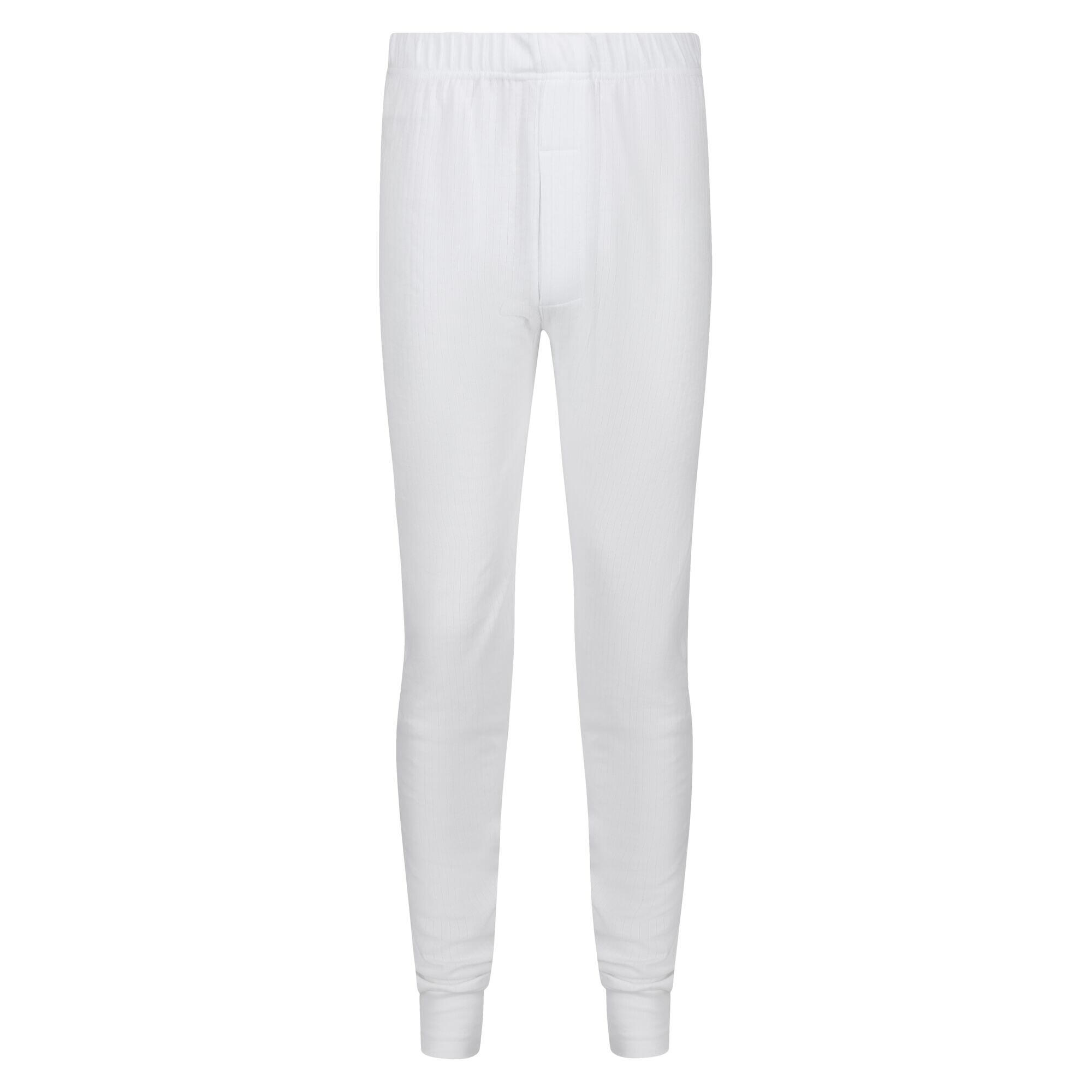 REGATTA Mens Thermal Underwear Long Johns (White)