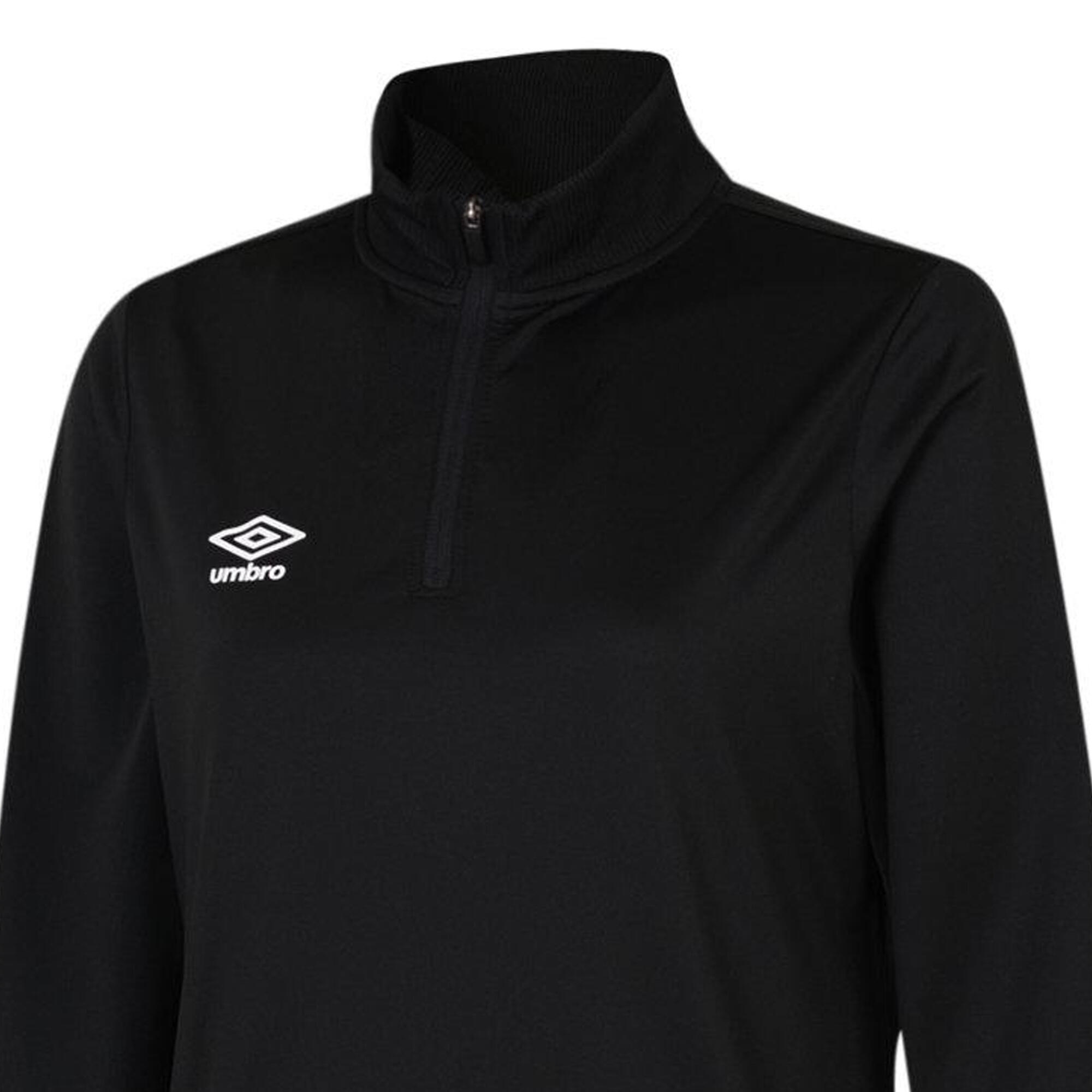 "Club Essential" Sweatshirt mit halbem Reißverschluss für Damen Schwarz 5/5
