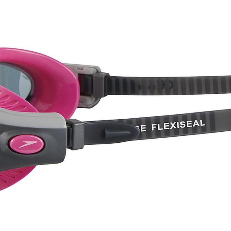 Futura Biofuse Flexiseal Schwimmbrille für Damen Pink/Rauch-Grau