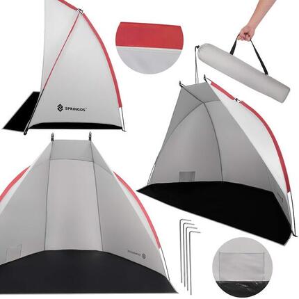 Namiot turystyczny 220x120x120 cm z pokrowcem Springos półotwarty