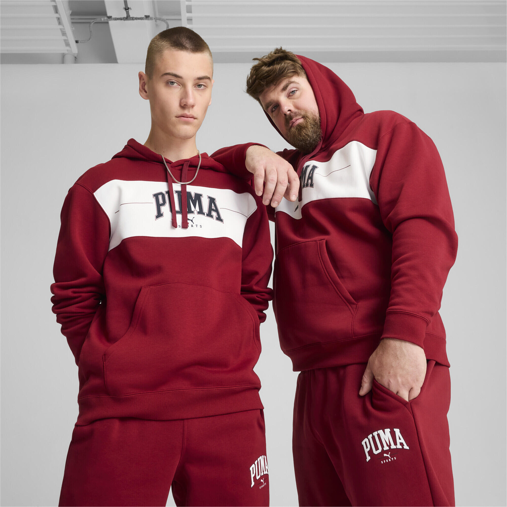 Hoodie PUMA SQUAD Homme PUMA Intense Red 3/7