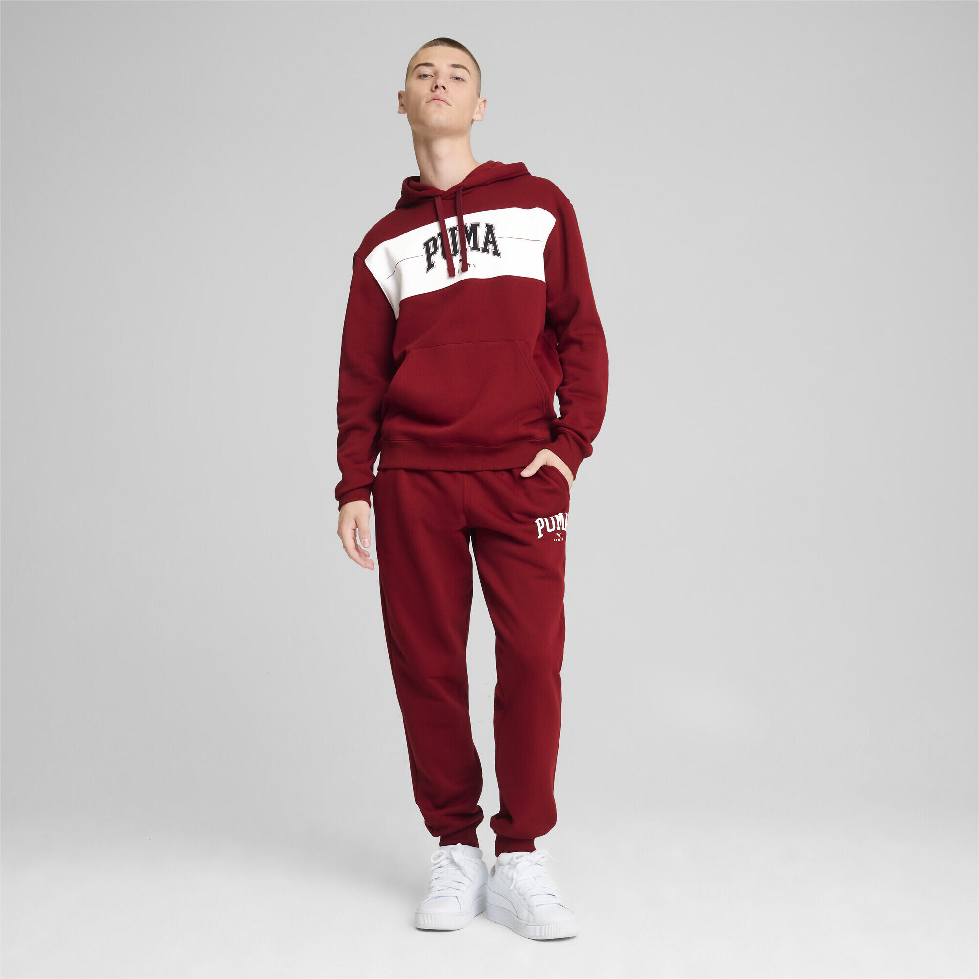 Hoodie PUMA SQUAD Homme PUMA Intense Red 2/7