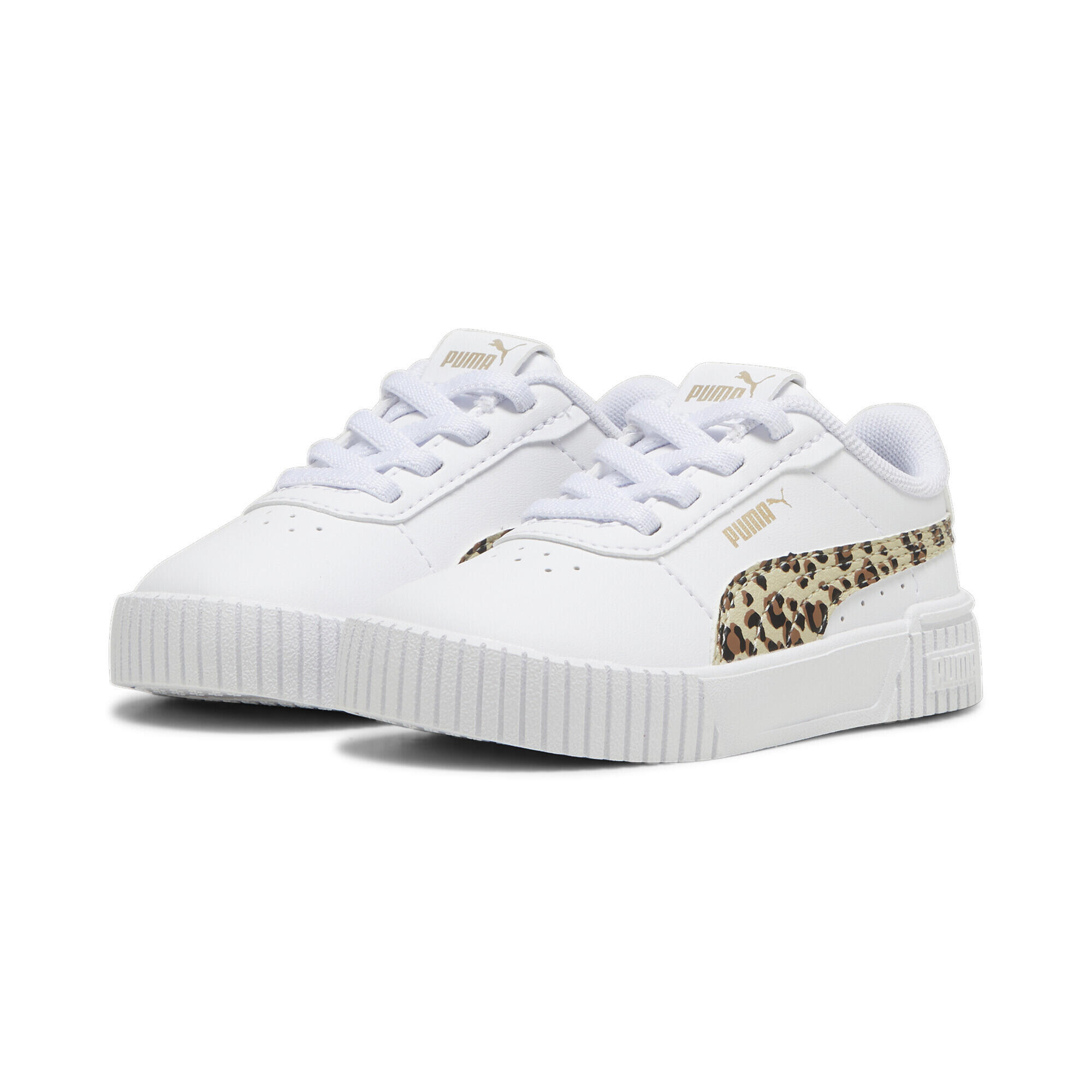 Sneakers Carina 2.0 Animal Update per bambini PUMA White Putty Gold Beige |  Puma