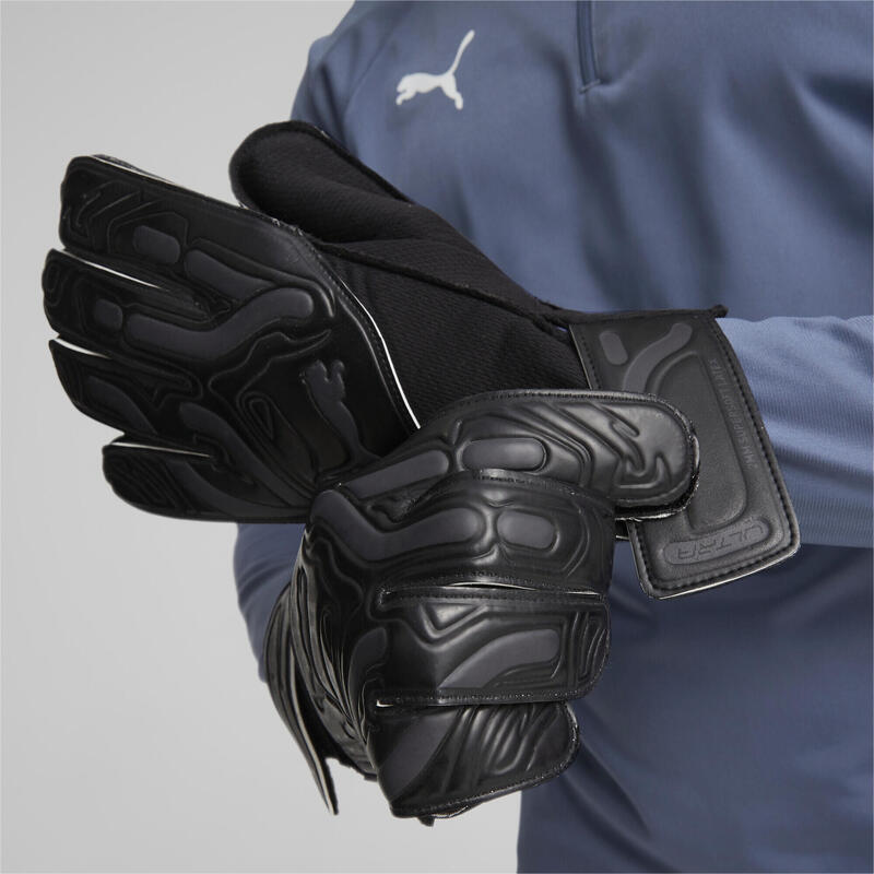 Gants de gardien de but PUMA ULTRA Play RC PUMA Black Asphalt Gray