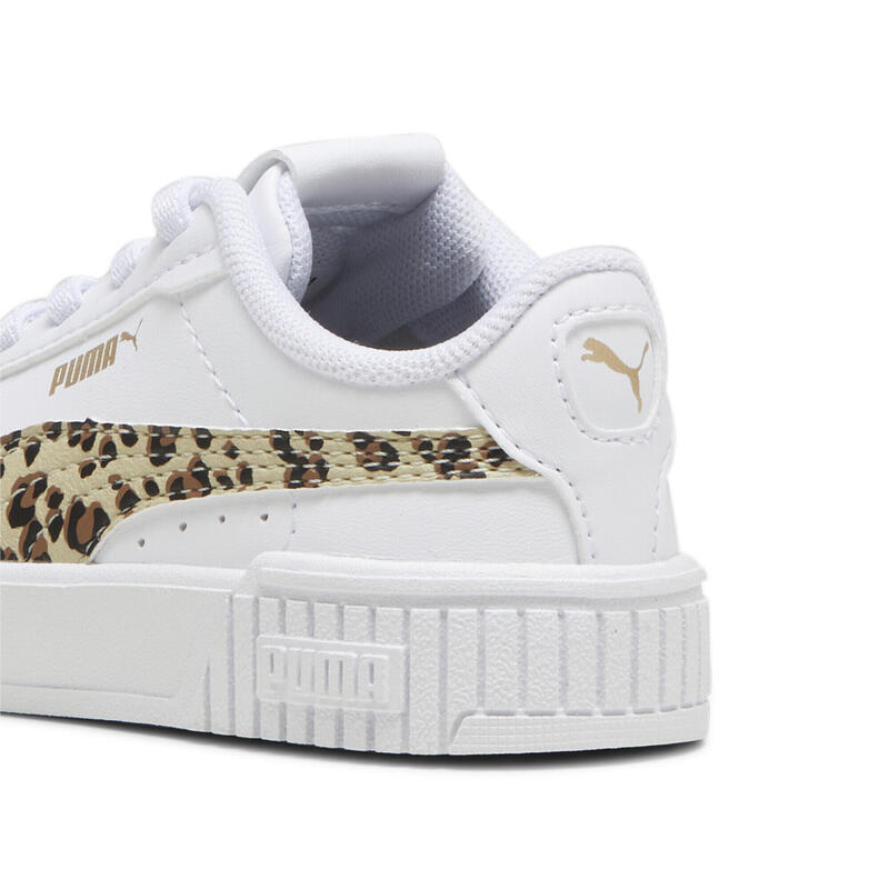 Tenis para infantes Carina 2.0 Animal Update PUMA White Putty Gold Beige