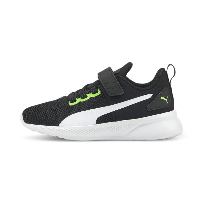 Flyer Runner V Sneakers Kinder PUMA Green Flash White Black