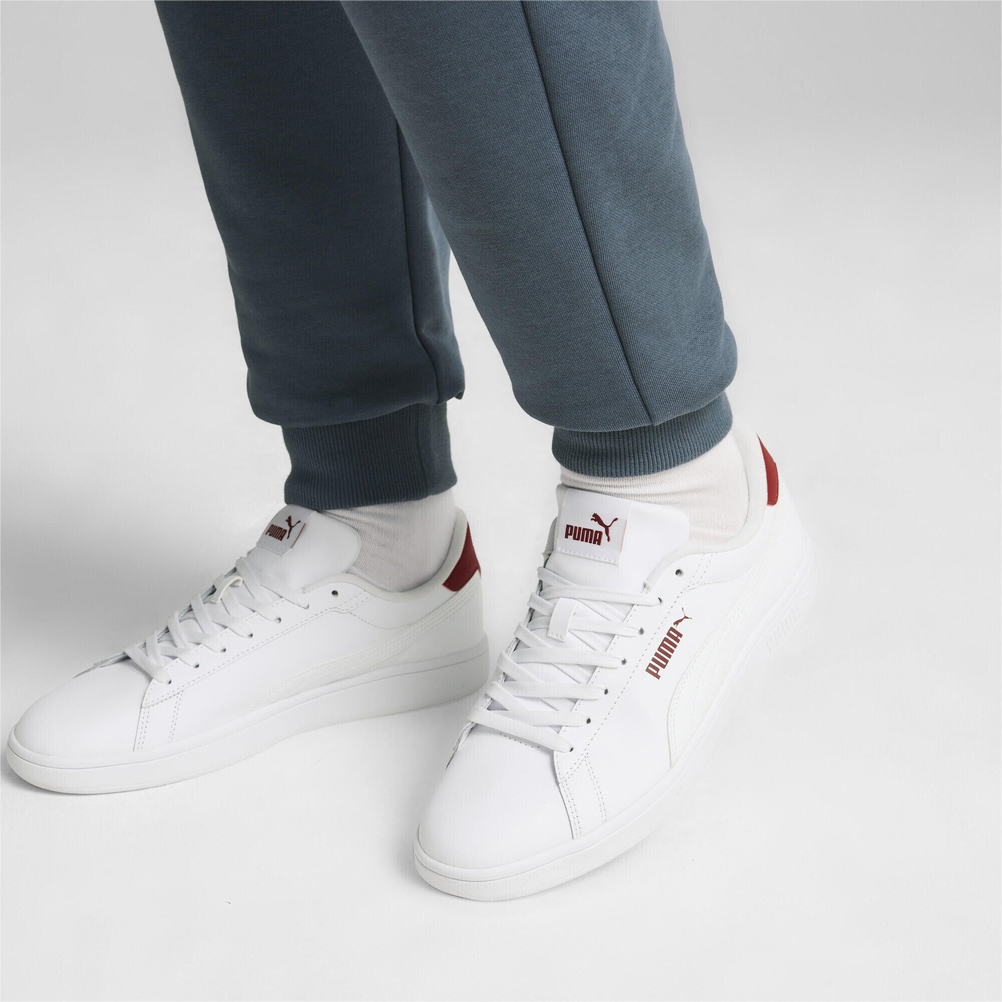 Smash 3.0 L Sneakers Erwachsene PUMA White Intense Red 4/7