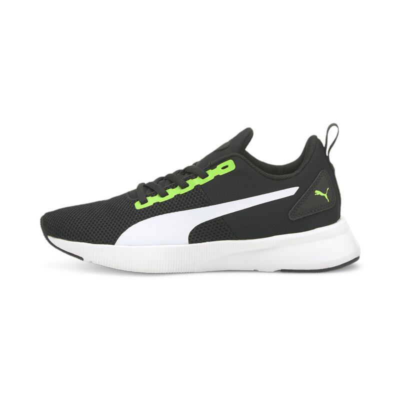 Zapatillas Niño Flyer Runner PUMA Green Flash White Black