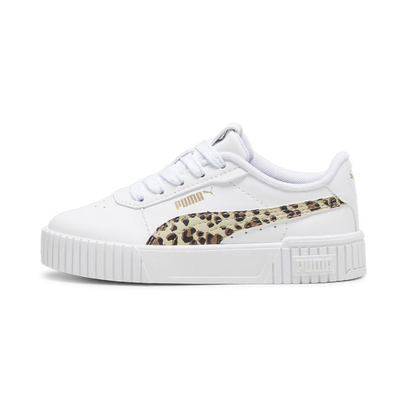 Carina 2.0 Animal Update sneakers voor kinderen PUMA White Putty Gold Beige