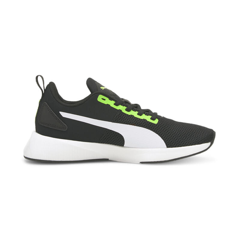 Zapatillas Niño Flyer Runner PUMA Green Flash White Black