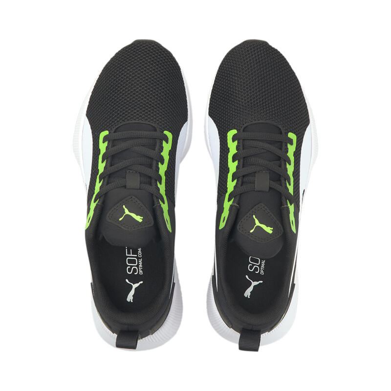 Zapatillas Niño Flyer Runner PUMA Green Flash White Black