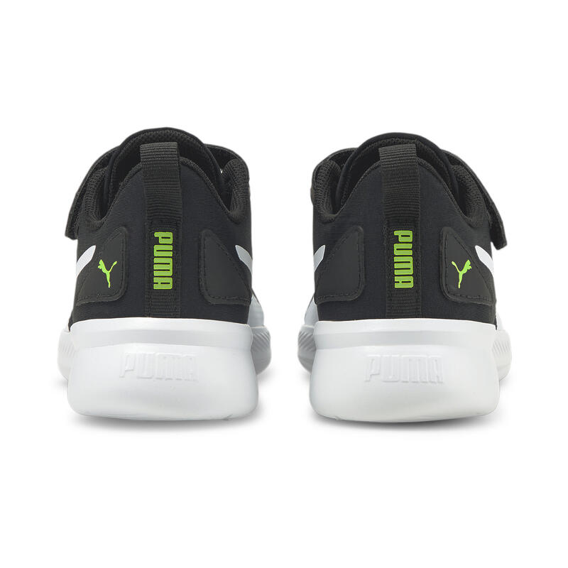 Baskets Flyer Runner V Enfant PUMA Green Flash White Black