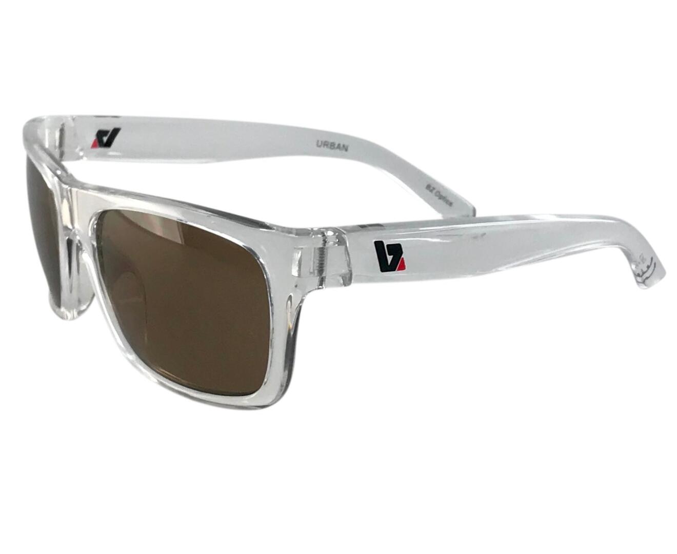 BZ Optics URBAN Amber Glasses Crystal Clear
