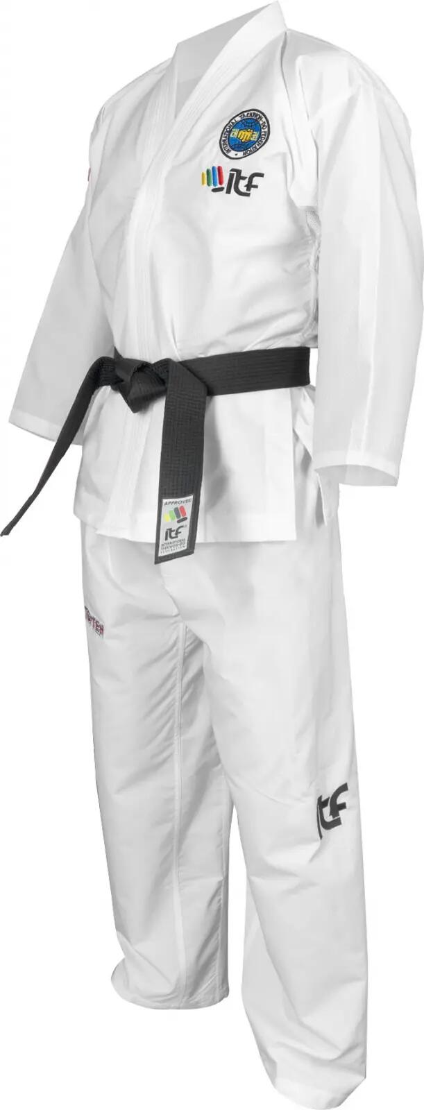 Dobok Diamond, aprobat ITF, Top Ten, Alb,120 cm 6/7