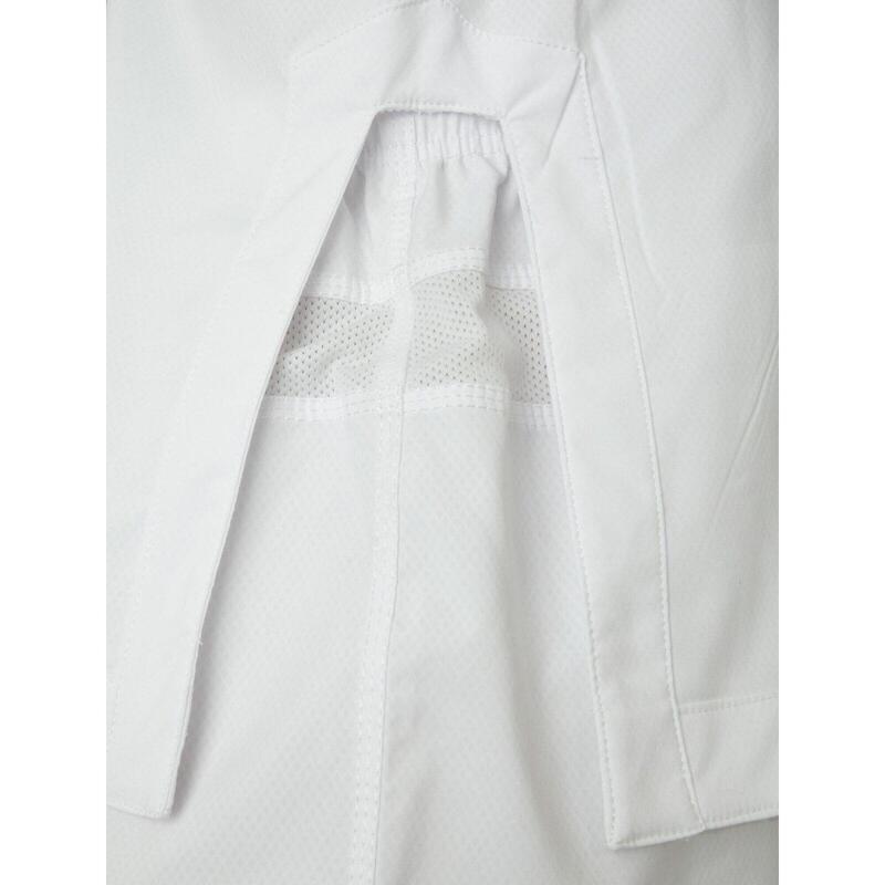 Dobok Instructor, Premium Gold, aprobat ITF, Top Ten, Alb, 4-6 Dan, 170 cm