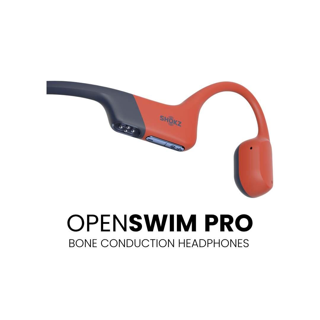 Swimming Earphone OpenSwim Pro Red Bone Conduction Headphone