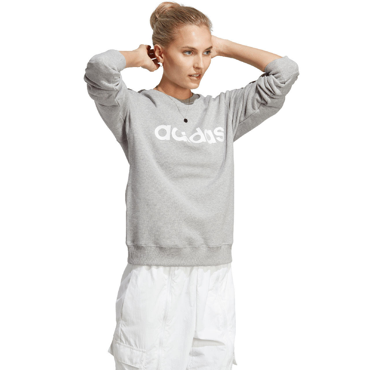Sweatshirt linéaire molleton femme adidas Essentials 3/6
