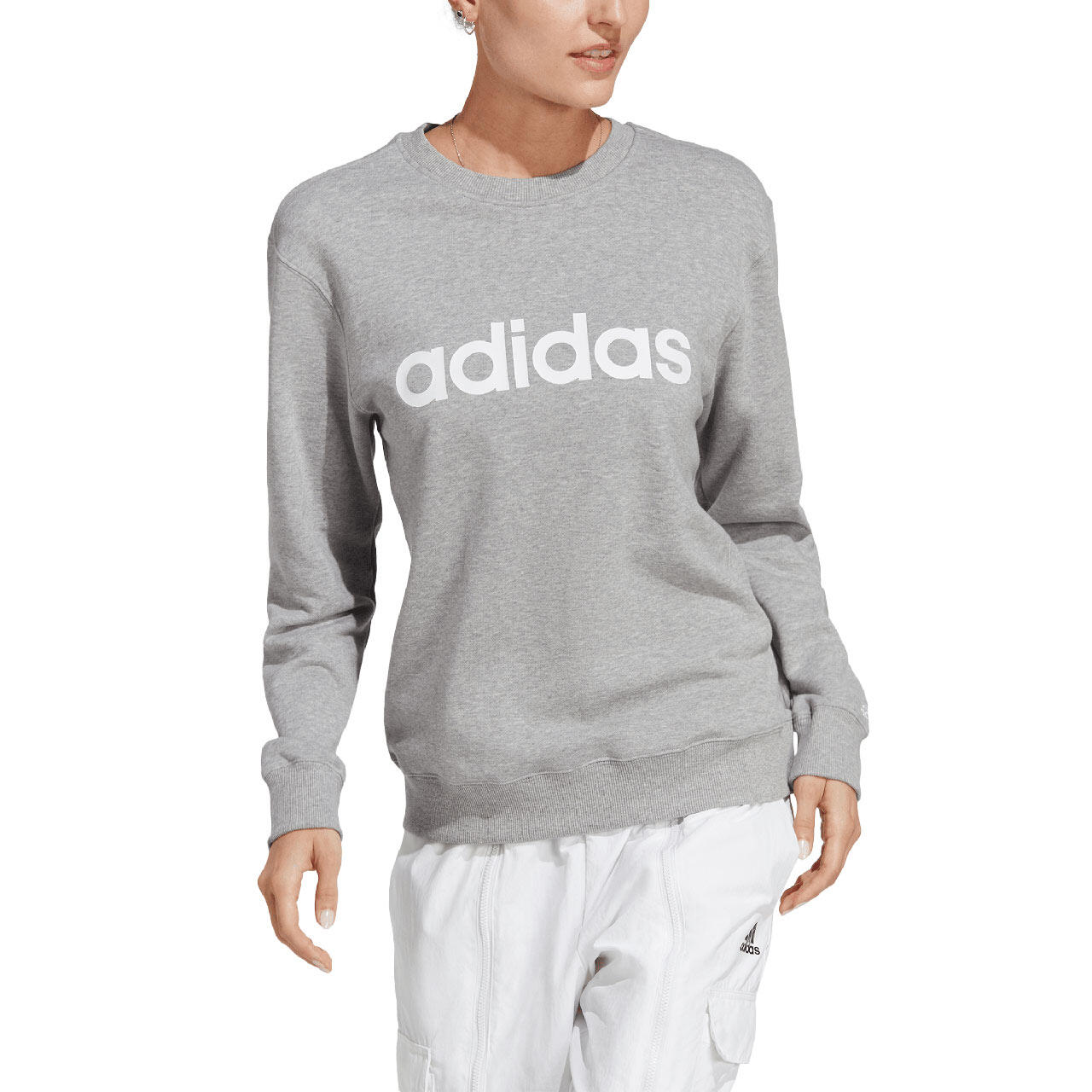 Sweatshirt linéaire molleton femme adidas Essentials 4/6