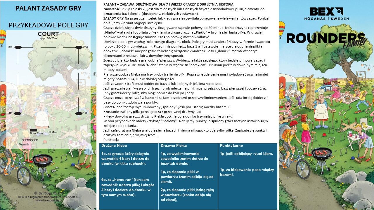 Gra plenerowa Palant/Rounders Wersja family z Certyfikatem FSC 4/4